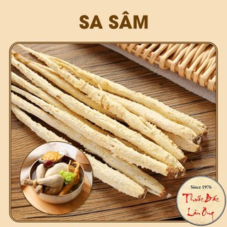 Sa sâm khô 100g, rễ sa sâm bắc, nguyên củ, thái lát, thơm, sạch - Lãn Ông