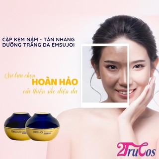 Kem dưỡng trắng da ngày đêm Emsujoi Tone Up Night Day Cream 50ml (nâng tông, xóa mờ sạm nám) 2Trucos