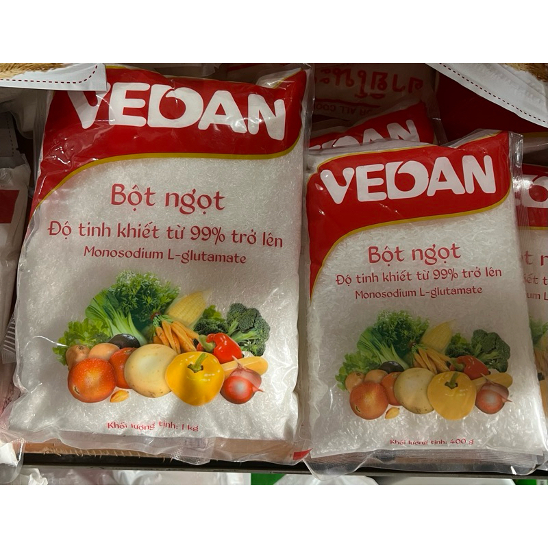 Bột ngọt Vedan 1kg, 400g | Shopee Việt Nam