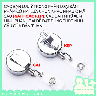 [Sẵn VN] Lõi Tơrua Vật Liệu Sắc Kéo Rút 60cm Sử Dụng Móc Vào Bao Đựng Thẻ Hoặc Móc Khoá Phong Cách Phẳng Bóng Kim Loại