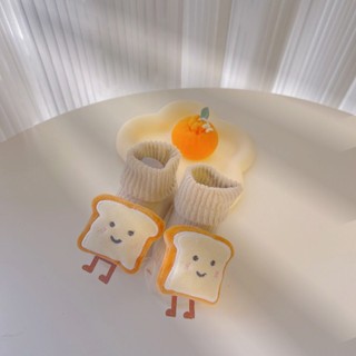 Tất vớ cổ cao gắn thú dễ thương cho trẻ sơ sinh 3-10kg. Phụ kiện trẻ em quảng châu. Dino Kids