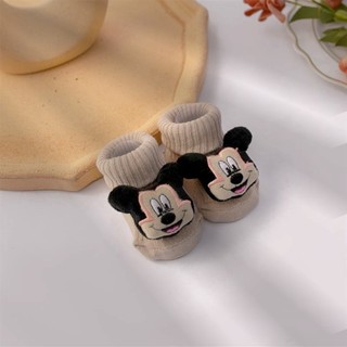 Tất vớ cổ cao gắn thú dễ thương cho trẻ sơ sinh 3-10kg. Phụ kiện trẻ em quảng châu. Dino Kids