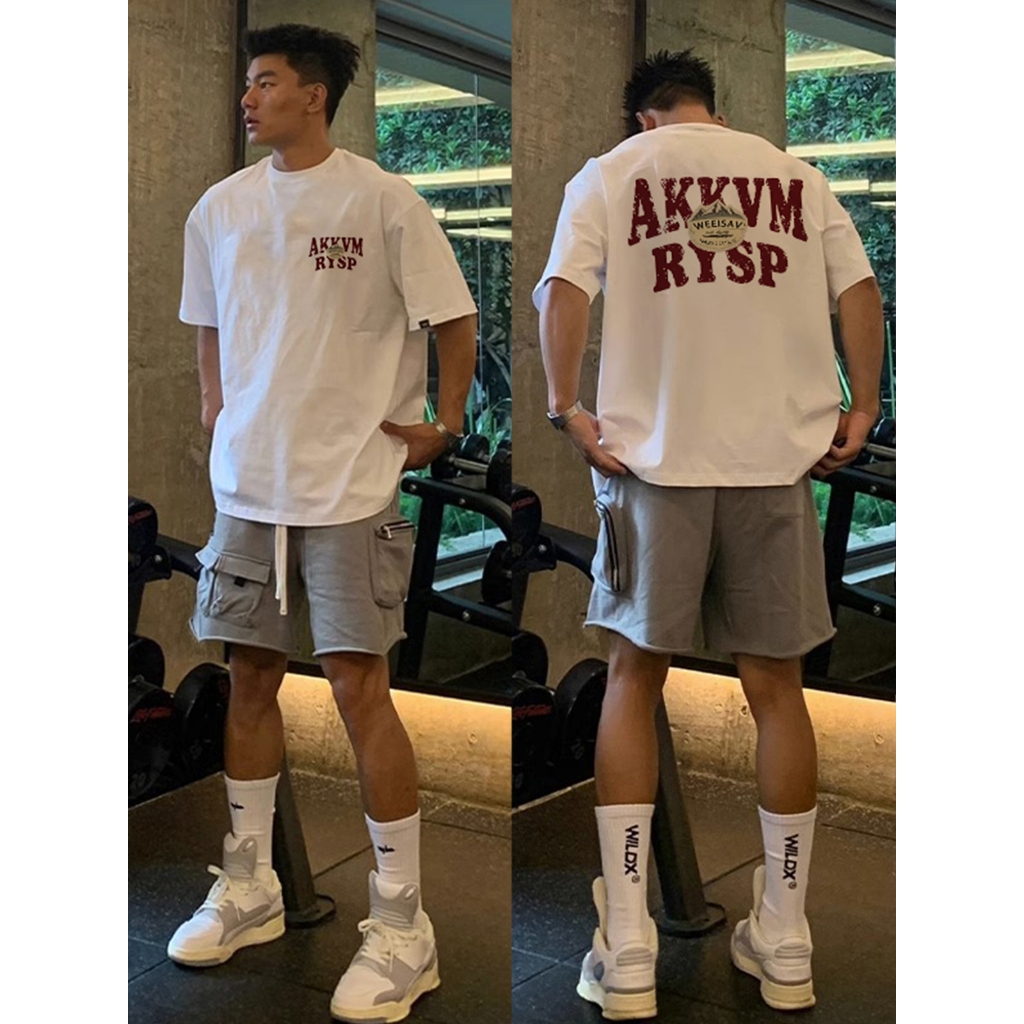 HIP Áo thun ngắn tay local brand fashion áo phông nam nữ unisex bigsize vintage 230g cotton