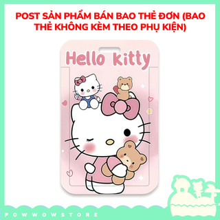 [Sẵn VN] Bao Đựng Thẻ Nhân Viên Dọc Nhựa ABS Phong Cách Nhân Vật Hoạt Hình Đáng Yêu Sanrio Hello K