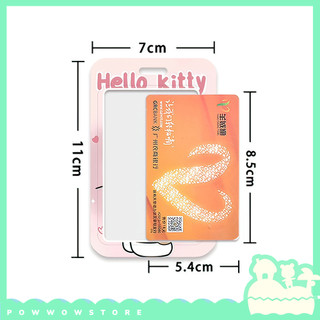 [Sẵn VN] Bao Đựng Thẻ Nhân Viên Dọc Nhựa ABS Phong Cách Nhân Vật Hoạt Hình Đáng Yêu Sanrio Hello K