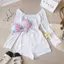 SET ÁO TAY DÀI PHỐI ÁO BRA LOANG MÀU VÀ QUẦN SHORT, SET ĐỒ NỮ ĐI BIỂN | MEOINDAHOUSE