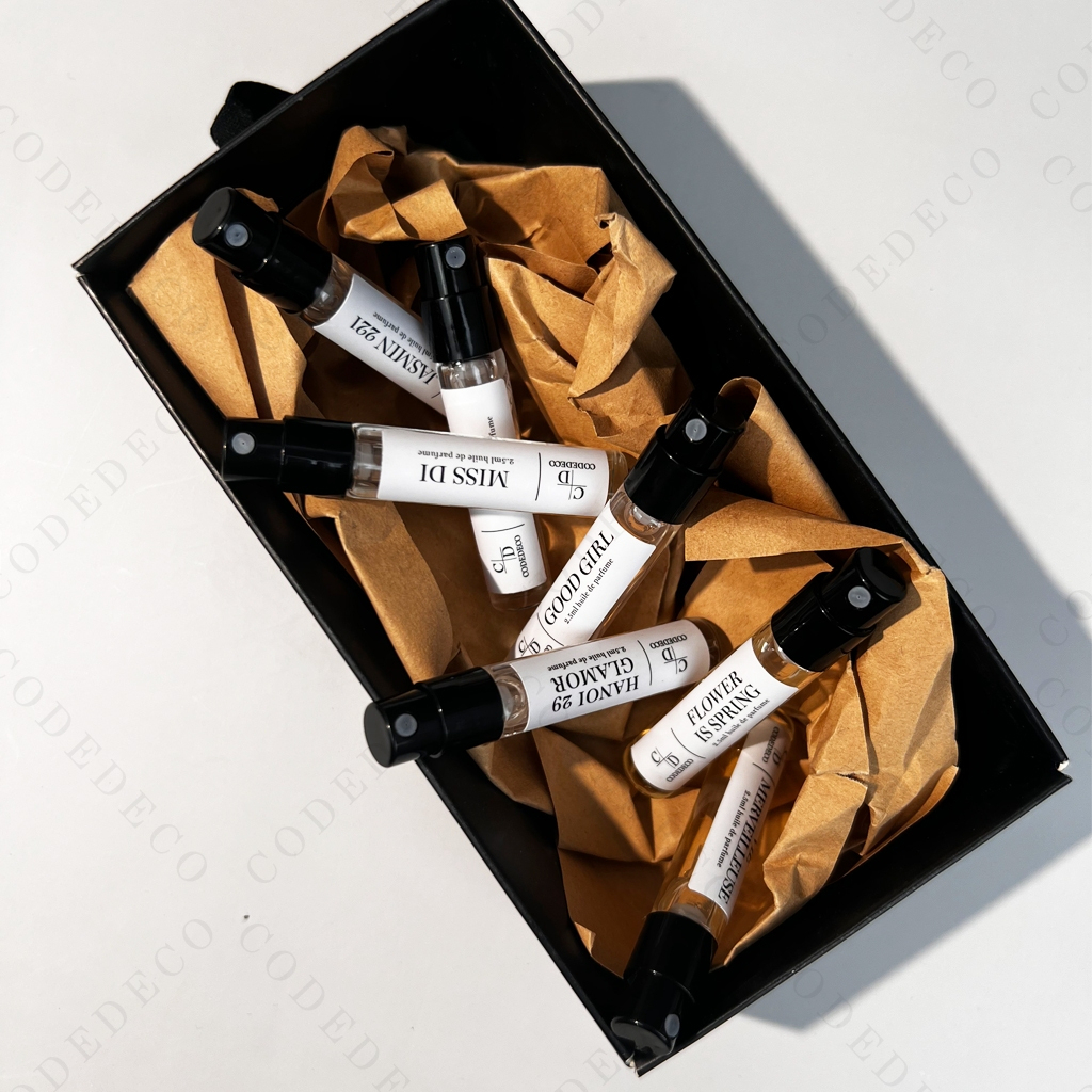 [TẶNG MÙI NGẪU NHIÊN] Tinh dầu nước Hoa CODEDECO Vial Dùng Thử 2.5ml Dạng Xịt, Tiết Kiệm, Tiện Lợi | BigBuy360 - bigbuy360.vn