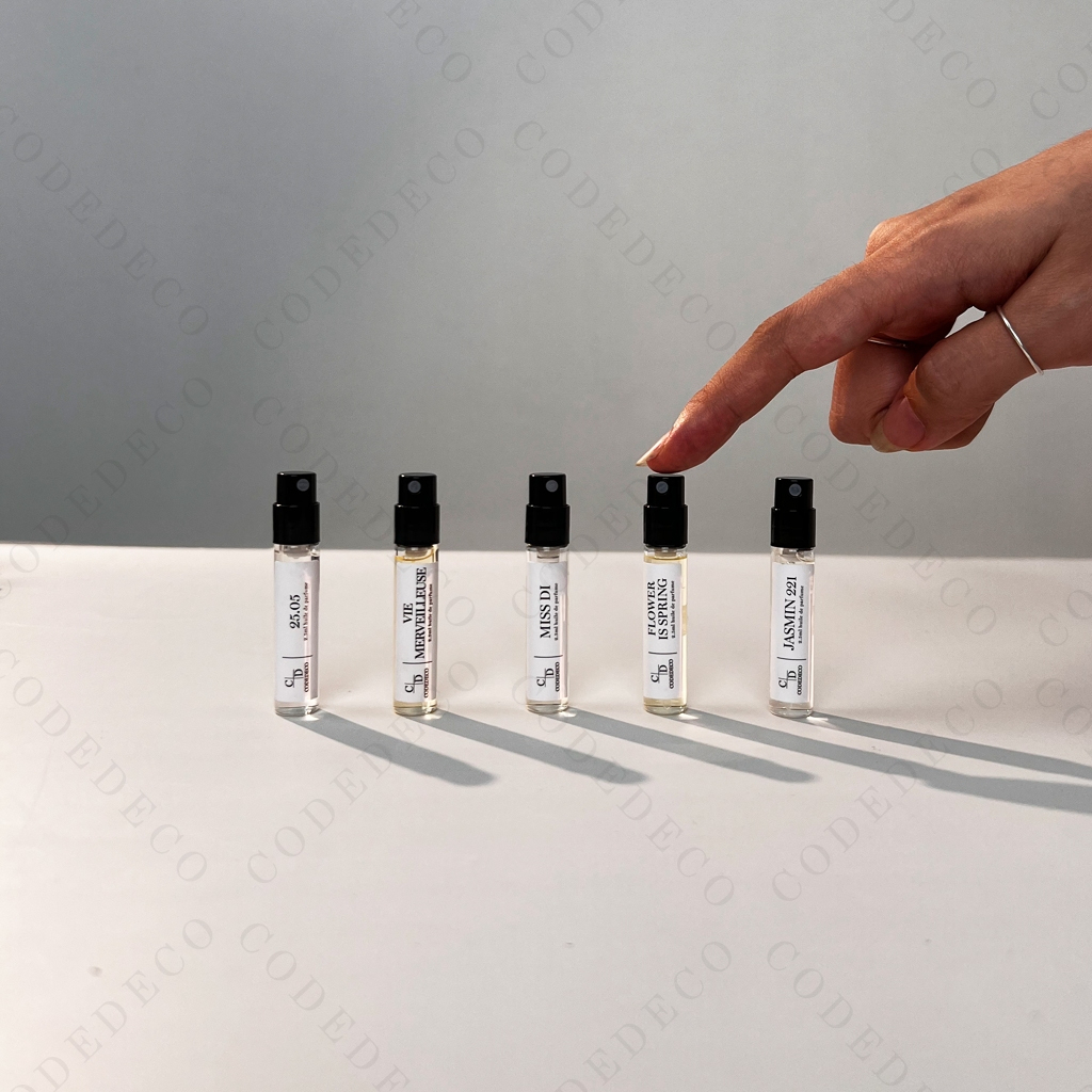 [TẶNG MÙI NGẪU NHIÊN] Tinh dầu nước Hoa CODEDECO Vial Dùng Thử 2.5ml Dạng Xịt, Tiết Kiệm, Tiện Lợi | BigBuy360 - bigbuy360.vn