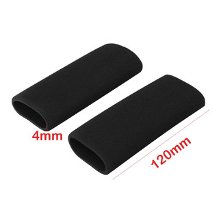 Bọc Tay Lái Xe Máy Thoải Mái Giảm Mệt Mỏi Chống Rung Bằng Mút Xốp Dày 4mm - màu đen