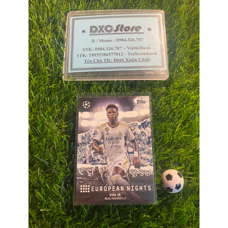 [ CHÍNH HÃNG ] EUROPEAN NIGHTS TOPPS UCC 2024 VINI JR (REAL