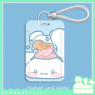 [Sẵn VN] Bao Đựng Thẻ Nhân Viên Dọc Nhựa ABS Phong Cách Nhân Vật Hoạt Hình Sanrio Đáng Yêu Cute Tea Break
