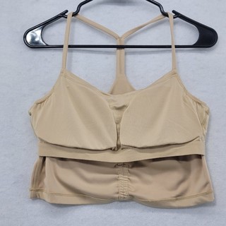 Áo tập gym, yoga dáng croptop dây đan, sẵn đệm ngực có áo tập bigsize hàng VNXK của ALL IN MOTION