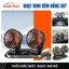 Quạt Ô Tô Đơn Và Đôi Xoay 360 Gió Mạnh Kèm Bảng Số Điện Thoại Dành Cho Xe Hơi,Quạt 5V/12V/24V,Quạt Đôi Mini Ô Tô-HP Auto