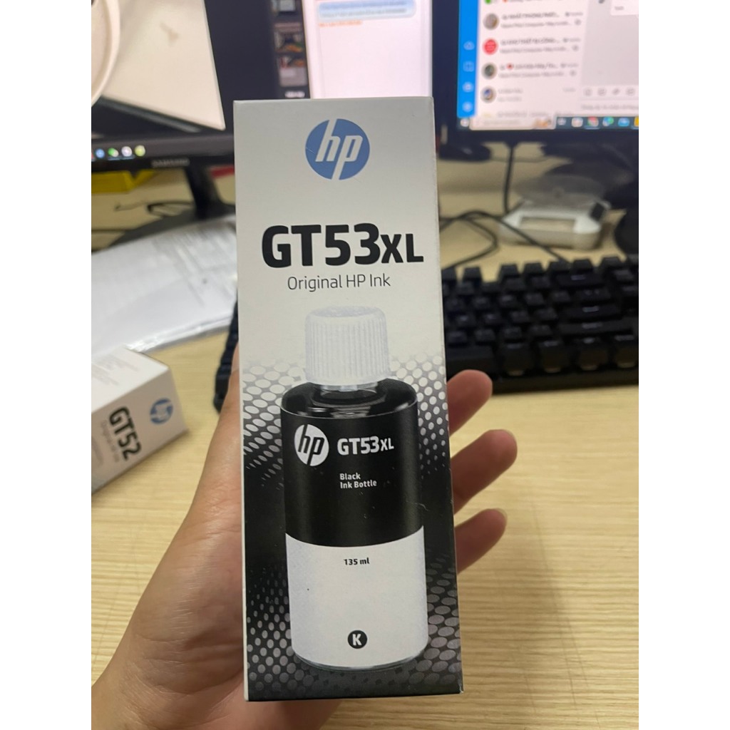 Bộ 4 màu mực GT52 dành cho máy in màu HP Ink Tank 115, HP Ink Tank 315, HP Ink Tank 415
