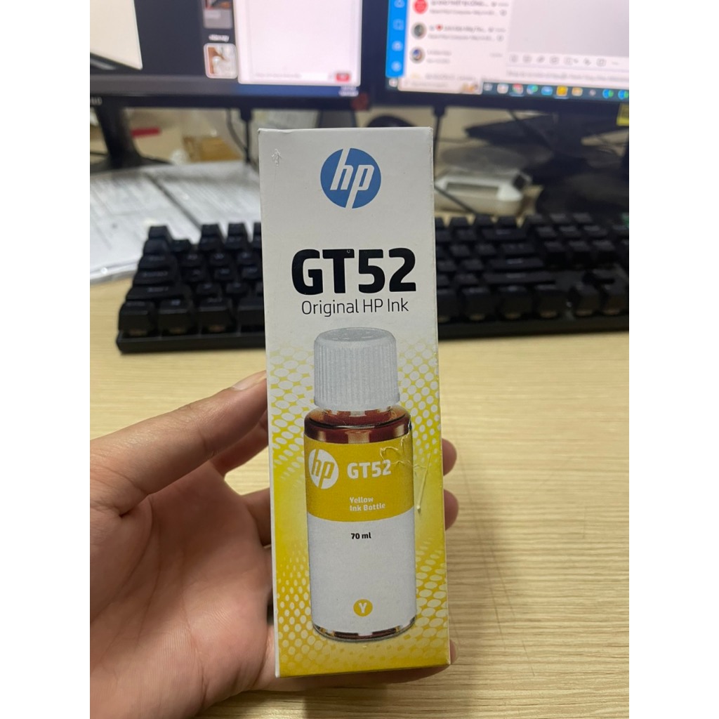Bộ 4 màu mực GT52 dành cho máy in màu HP Ink Tank 115, HP Ink Tank 315, HP Ink Tank 415