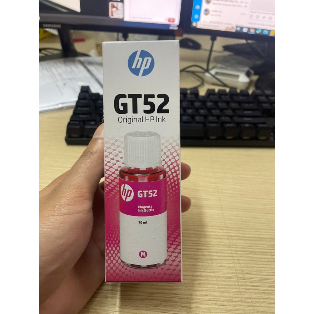 Bộ 4 màu mực GT52 dành cho máy in màu HP Ink Tank 115, HP Ink Tank 315, HP Ink Tank 415