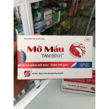MỠ MÁU TÂM BÌNH (Hỗ trợ giảm mỡ máu) H/60v