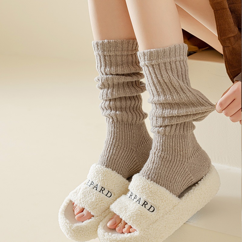 Vớ Tất Ống Chân nữ cao cổ 6 màu phong cách thời trang dễ thương, xinh xắn