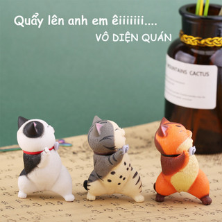 MÈO ĐI QUẨY - TEAM 10 MÈO MẬP NHẢY MÚA YÊU ĐỜI XẢ STRESS - DECOR BÀN HỌC TIỂU CẢNH XE HƠI