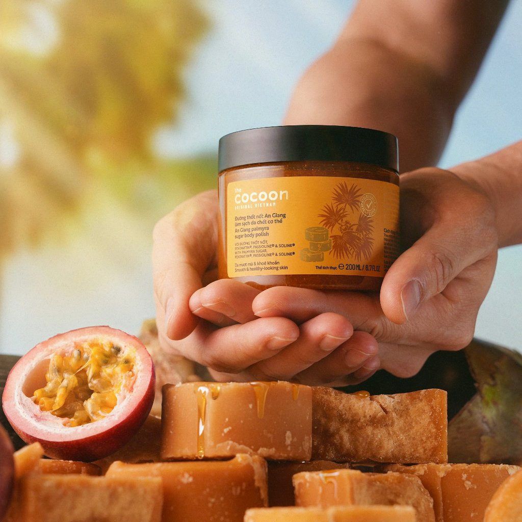 HÀNG TẶNG KHÔNG BÁN - Tẩy da chết cơ thể đường Thốt Nốt An Giang Cocoon 200ml
