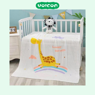Khăn lụa sợi tre Top kids 110*110cm cho bé (có thể dùng làm chăn đắp)