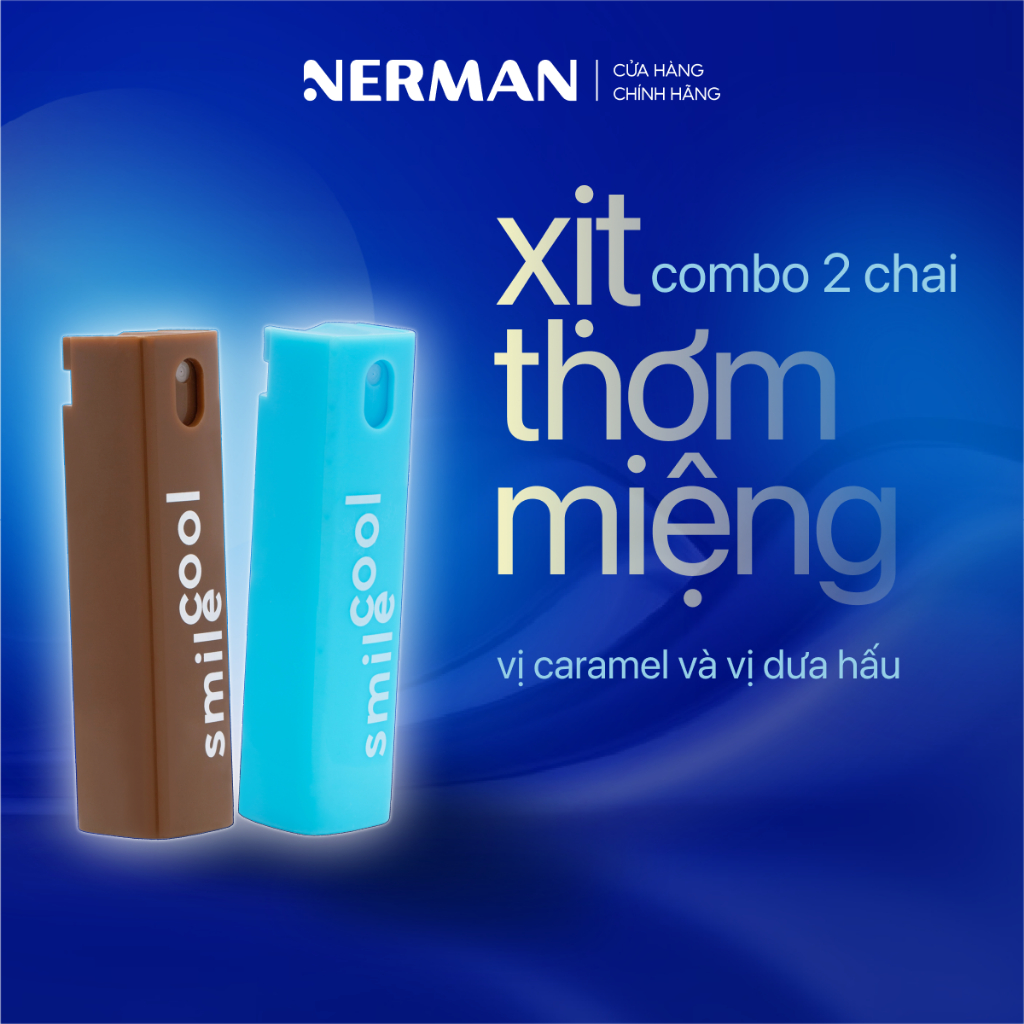 Ảnh Xịt thơm miệng Spray & Kiss Nerman vị kẹo hoa quả bạc hà the mát cho nam nữ chai 10ml 3