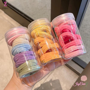 Ống 7,10 Dây Thun Cột Tóc Bản To Không Đường May Không Gãy Không Đau Tóc Phụ Kiện Tóc Nữ Và Bé Gái