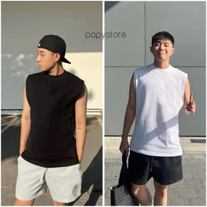 Áo Tanktop layer/Ba lỗ trơn Unisex Nam,Nữ