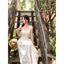 Váy Kaki Trắng 2 Dây Nhúm Ngực Ly Eo Chun Lưng Dễ Mặc 2 Form Ngắn Dài Váy Maxi Đi Biển, Du Lịch, Đi Chơi Lollaye
