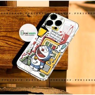 Tấm dán Skin Doremon MS016 15promax , 14promax , 13promax , 12promax , 11promax - FukiShop