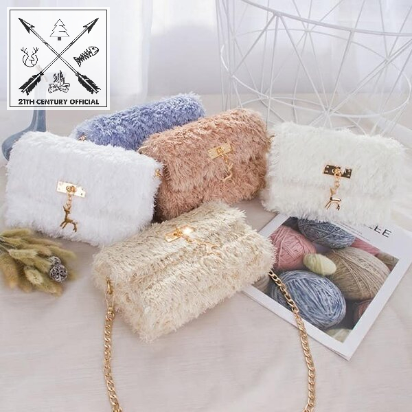 Túi Tự Đan Basic Trơn HandMade Bộ Làm Túi Len Xù Đầy Đủ Dụng Cụ Quà ...
