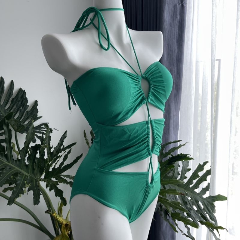 Bikini Liền Rút Dây Xảnh Nhỏ – Bộ Đồ Bơi Thời Thượng