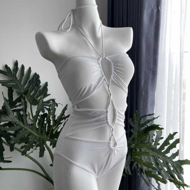 Bikini Liền Rút Dây Xảnh Nhỏ – Bộ Đồ Bơi Thời Thượng