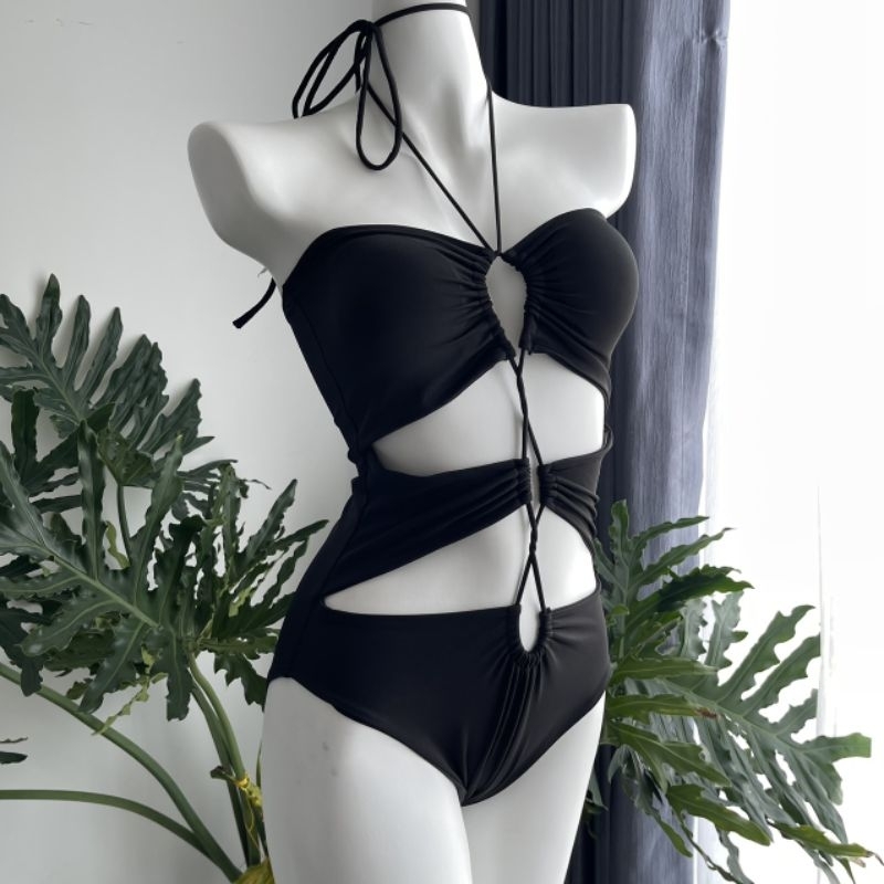 Bikini Liền Rút Dây Xảnh Nhỏ – Bộ Đồ Bơi Thời Thượng