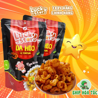 Da heo Lucky Star 25g - Vị Tỏi ớt / Vị Mắm hành/ Vị Tomyum [50g]