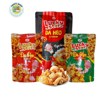 Da heo Lucky Star 25g - Vị Tỏi ớt / Vị Mắm hành/ Vị Tomyum [50g]