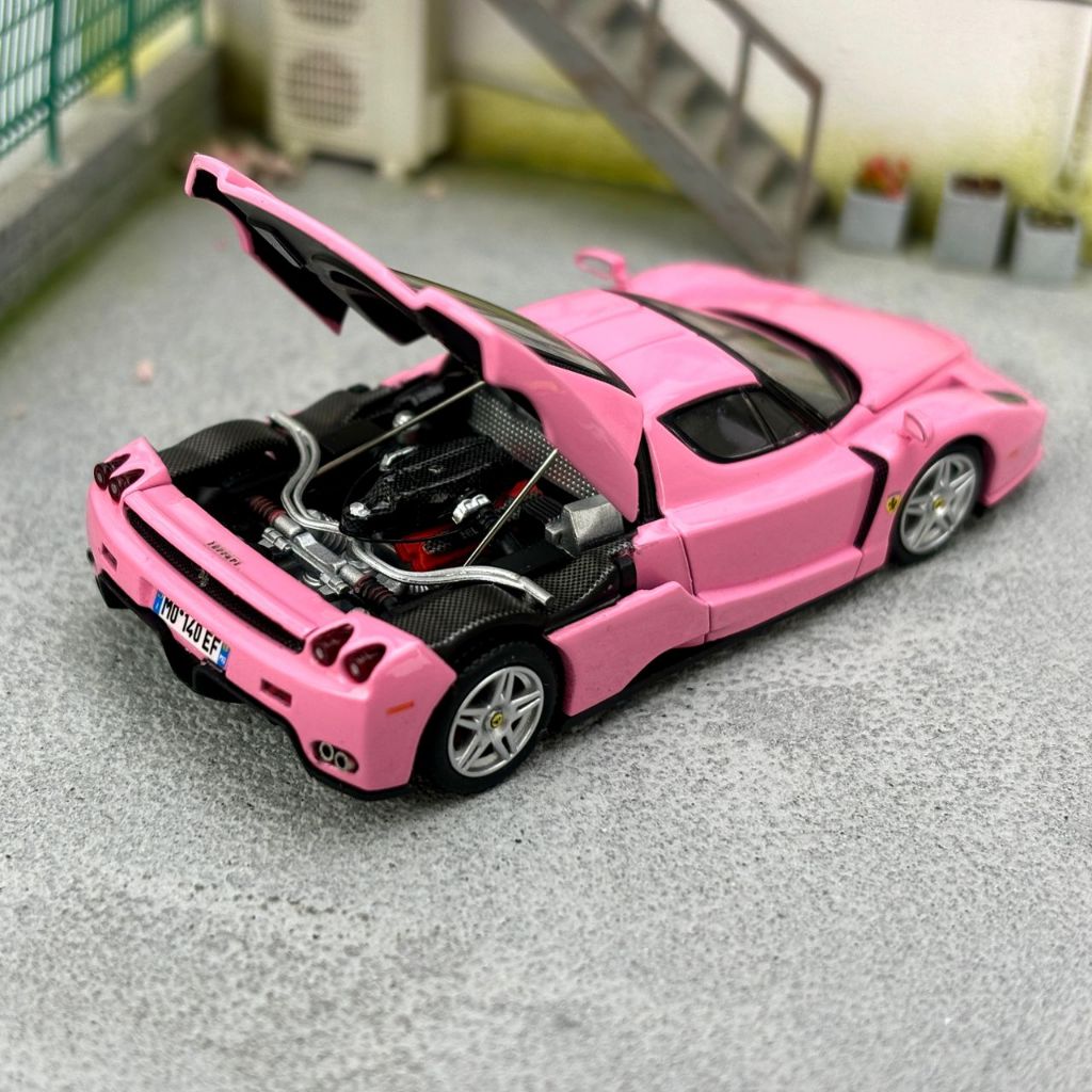 MÔ HÌNH 1:64 KING MODEL - Ferrari Enzo Pink Color | Shopee Việt Nam