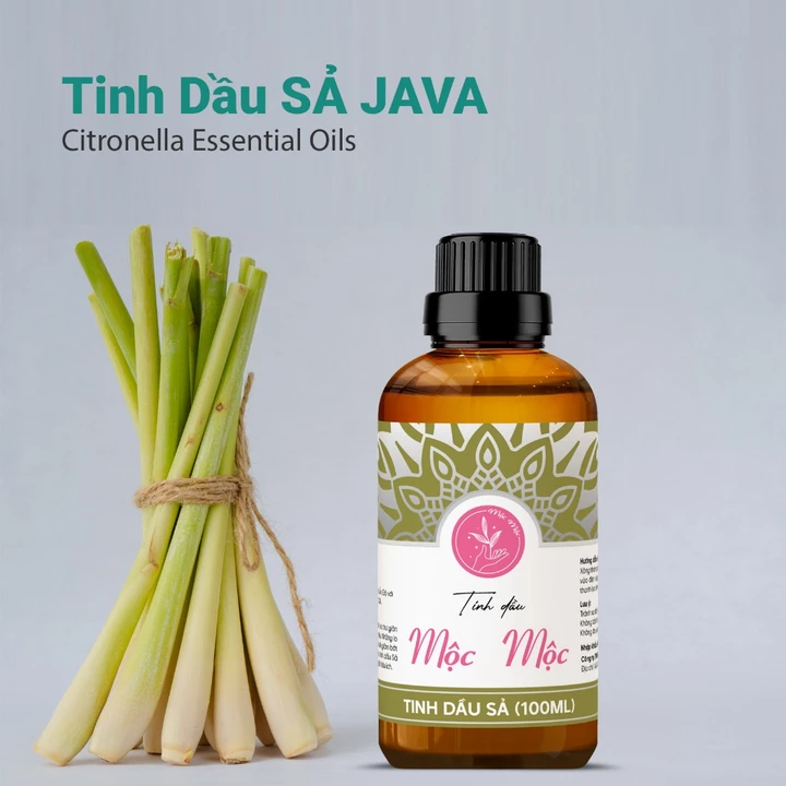 Tinh Dầu Thơm Phòng Tinh Dầu Sả 100ml - Tinh dầu Xông Phòng Thư Giản, Ngủ Ngon, Khử Mùi, Đuổi Muỗi