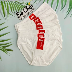 Quần Lót Nữ Cotton Thái Mềm Mại dành cho các bạn yêu màu trắng từ 40-50 ký - Bơ Chip