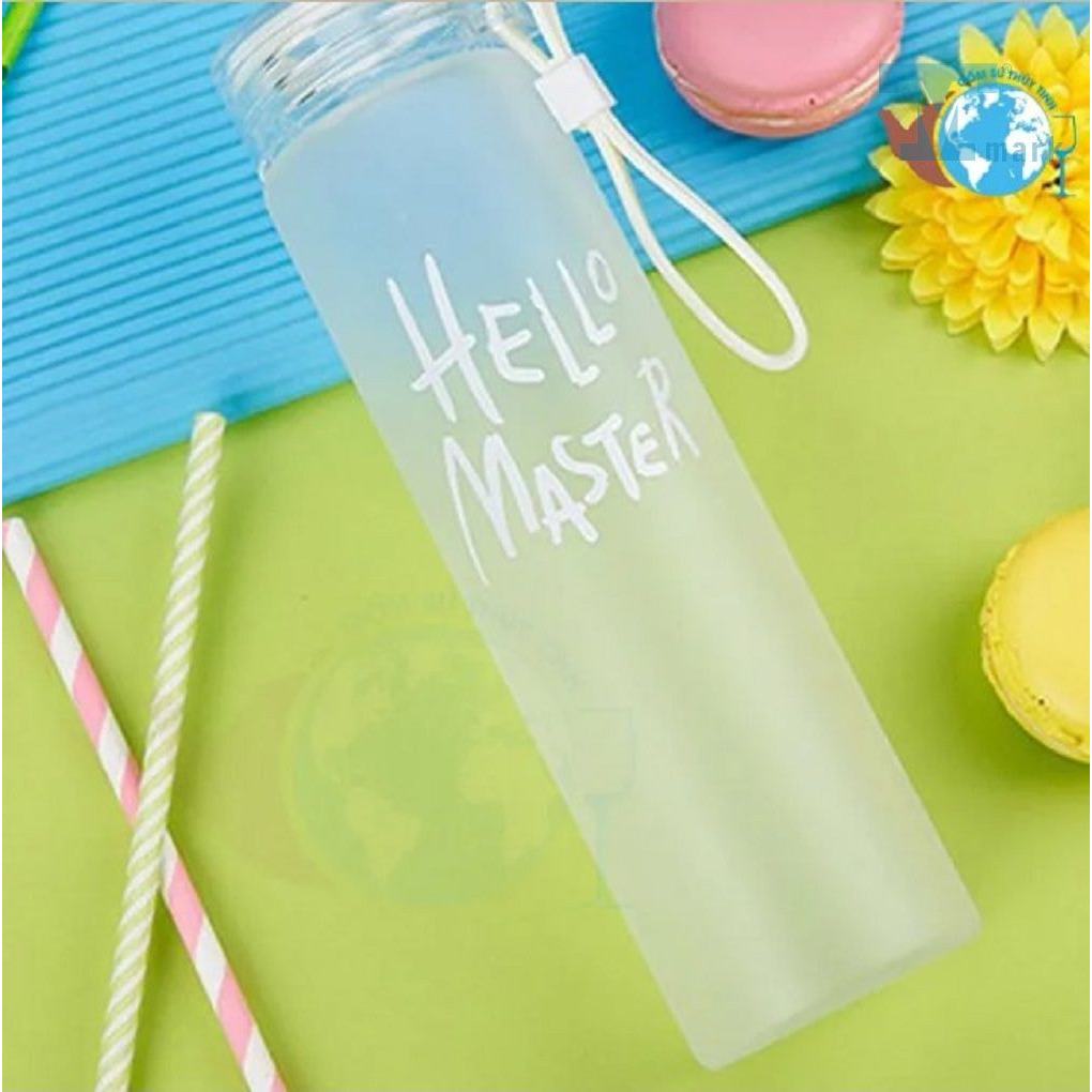 BÌNH NƯỚC THUỶ TINH HELLO MASTER 500ml Hàn Quốc | Shopee Việt Nam