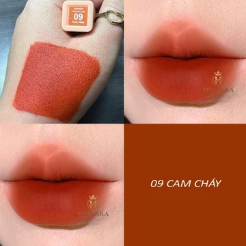 Son Lì , Kem HEWARA Velvet Không Chì Cao Cấp Chính Hãng Màu Cam CHÁY