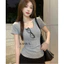 Áo thun cotton cổ vuông ôm body Justdun A38