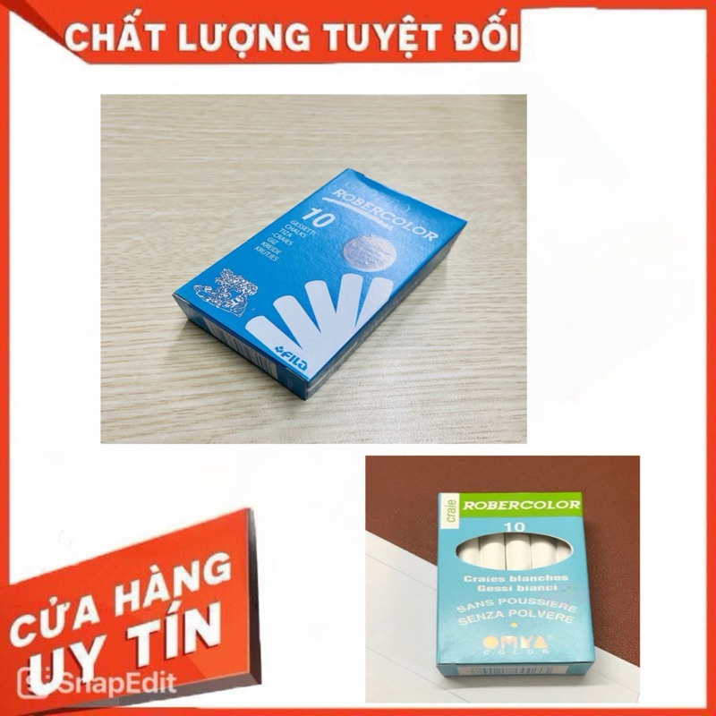 PHẤN VIẾT BẢNG PHÁP, HỘP 10 VIÊN - VPP QUỐC HUY
