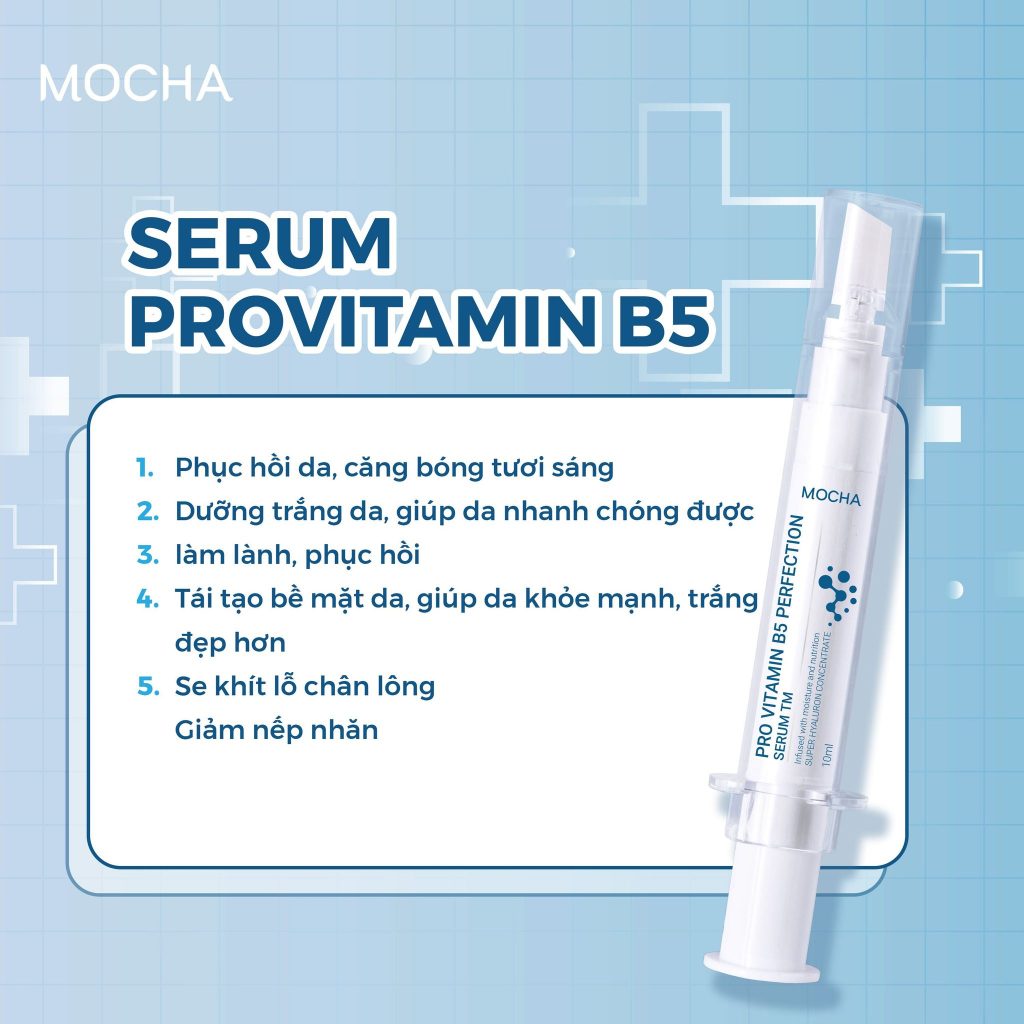 Tinh Chất Phục Hồi B5 MOCHA 10ml Hỗ Trợ Làm Dịu, Cấp Ẩm Cho Da