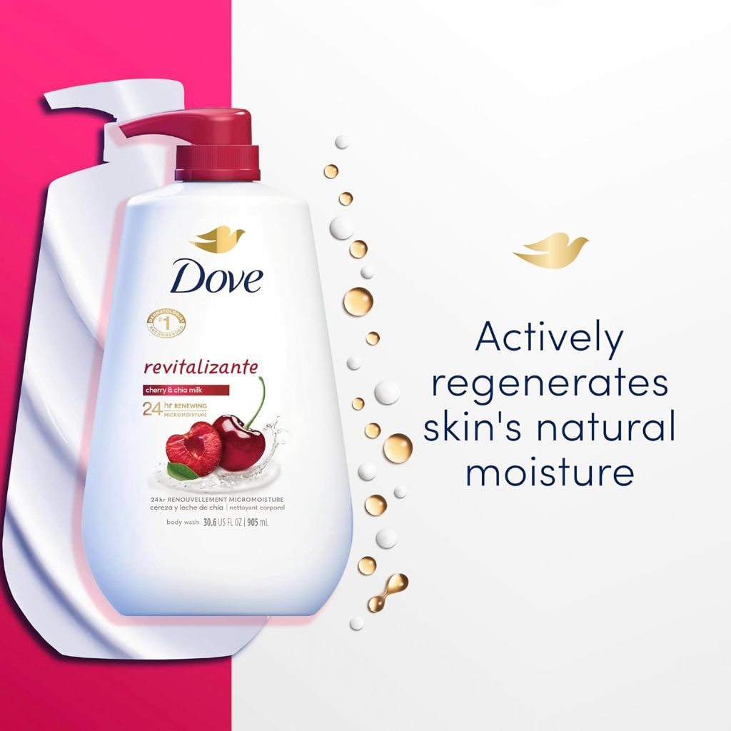 SỮA TẮM DOVE MỸ REVITALIZANTE CHERRY + CHIA MILK 905ML | Shopee Việt Nam