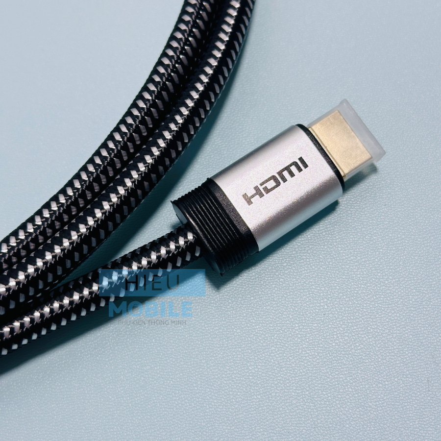 Dây cáp HDMI 2 đầu 4K 60FPS SecurOmax dài 3m to chắc truyền xuất hình ảnh cho PC