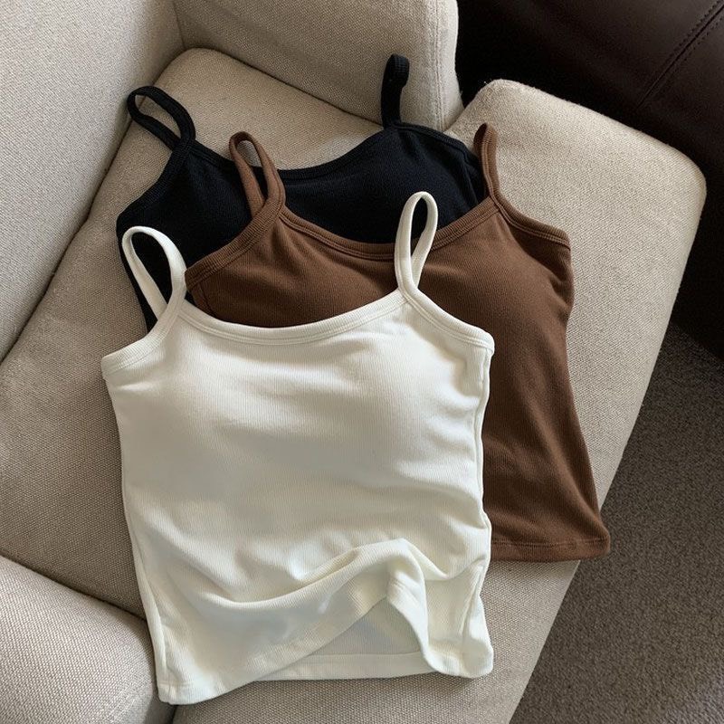 Áo 2 Dây Nữ Chất Tăm Dáng Ôm Basic Nữ — thời trang couple Việt Nam
