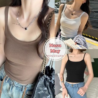 Áo 2 Dây Nữ Chất Tăm Kiểu Dáng Basic Dành Cho Nữ