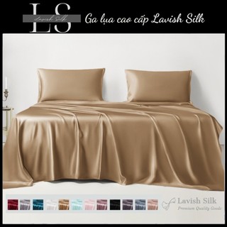 [Best Seller]Trọn Bộ Chăn  Ga Gối Lụa Lavish Silk Cao Cấp Mát Lạnh Hàng Loại 1 - Vàng Hoàng Gia