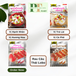 Bột Rau Câu Pudding Vị Hạnh Nhân và Hoa Lài hiệu Lobo. Thơm Mịn Ngon. Ăn Vặt --